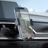 Hoco CA103 vertical and horizontal air outlet gravity car holder black metal gray