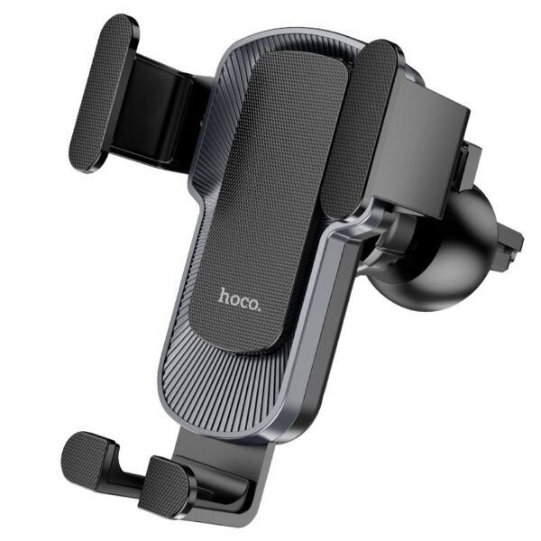 Hoco CA103 vertical and horizontal air outlet gravity car holder black metal gray