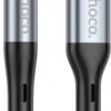Hoco UPA22 iP silicone digital audio conversion cable black