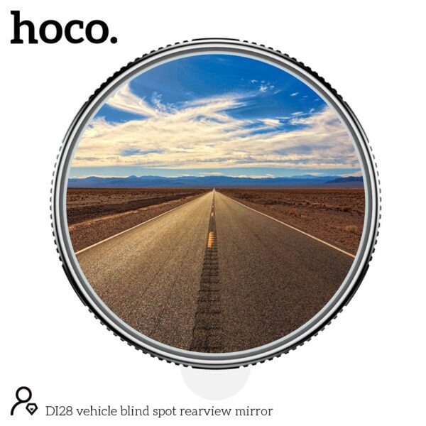 Hoco DI28 vehicle blind spot rearview mirror metal gray