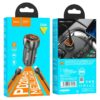 Hoco Z46A Blue whale PD20W+QC3.0 car charger set(C to iP) metal gray