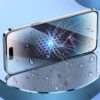 Hoco Full screen HD anti-static tempered glass set for iP15 Pro Max(25PCS)(G10) black
