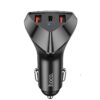 Hoco DZ10 Avatar 3-port car charger black