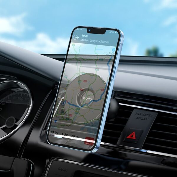Hoco CA112 Excelle air outlet ring magnetic car holder black