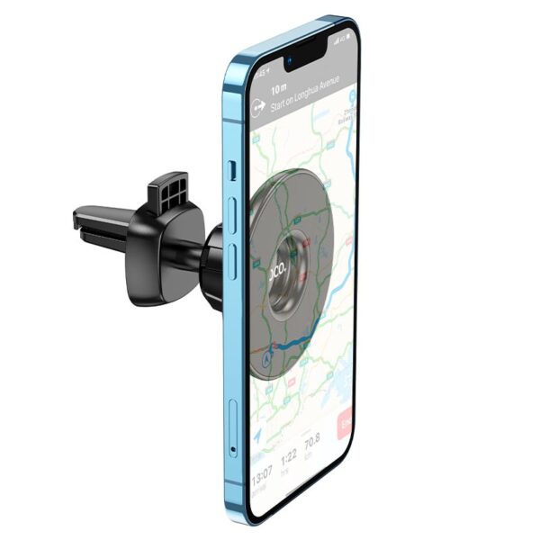 Hoco CA112 Excelle air outlet ring magnetic car holder black