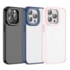 Hoco Golden shield frosted protective case for iP14 Plus blue