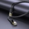 Hoco US07 General pure copper flat network cable(L=1M) black
