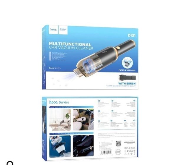 Hoco DI31 multifunctional car vacuum cleaner black