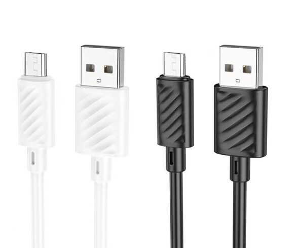 Hoco X88 Gratified charging data cable for Micro(packaged) white
