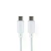 6931474783370-3 Hoco X88 Gratified 60W charging data cable for Type-C to Type-C(packaged) white