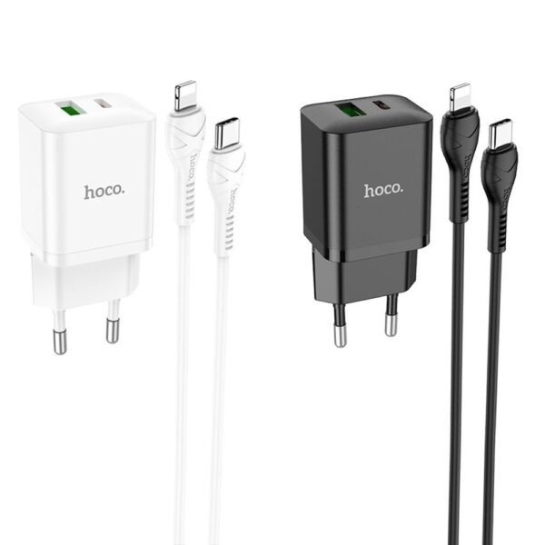 Hoco N28 Founder PD20W+QC3.0 charger(EU) black