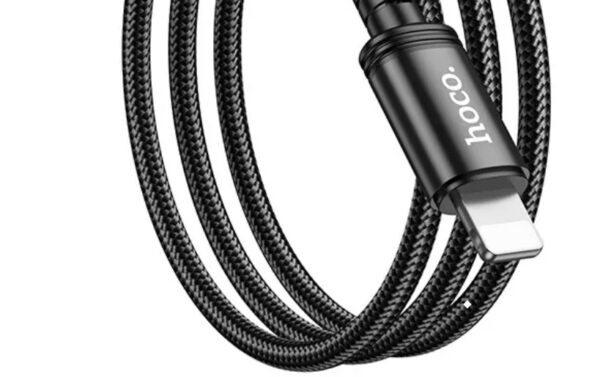 Hoco X89 Wind charging data cable iP(packaged) black