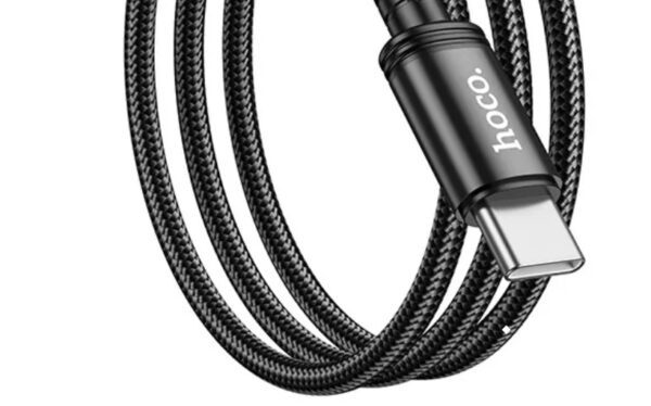 Hoco X89 Wind charging data cable Type-C(packaged) black