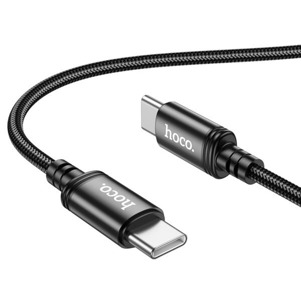 Hoco X89 Wind 60W charging data cable Type-C to Type-C(unpackaged) black