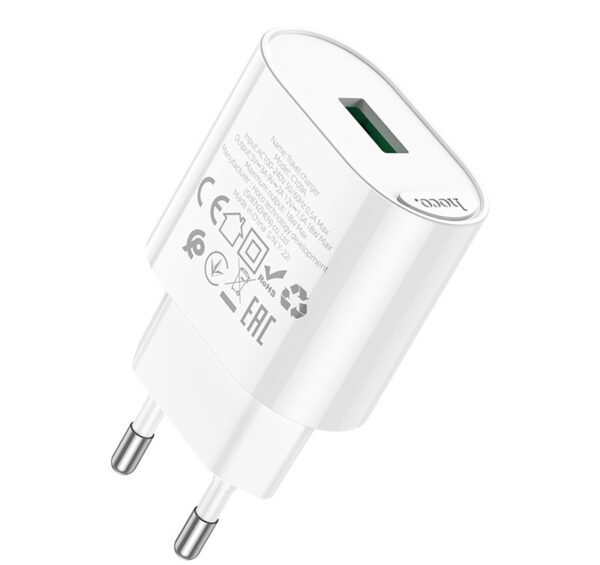 Hoco C109A Fighter single port QC3.0 charger(EU) white