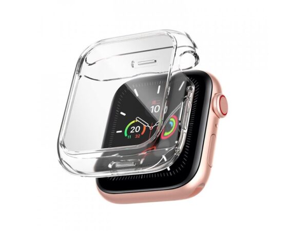 Hoco WS1 Light and transparent series all-Inclusive TPU protective case for iWatch Series7/8(45mm) t