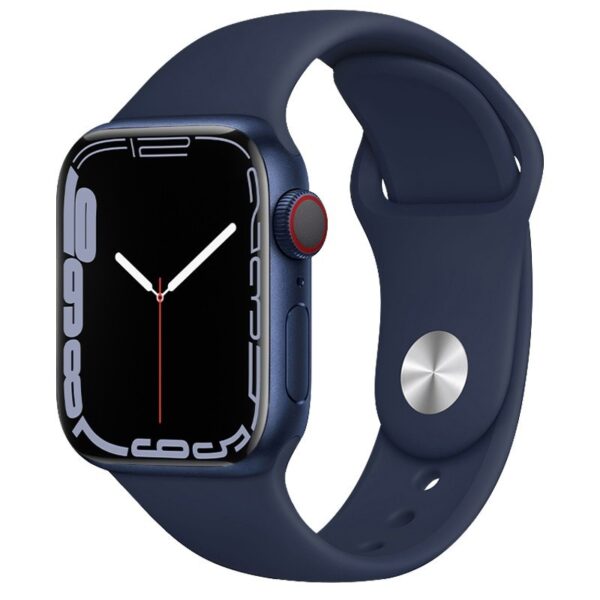 Hoco iWatch WA01 Flexible series classic sports silicone strap(42/44/45/49mm) evening blue