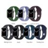 Hoco iWatch WA01 Flexible series classic sports silicone strap(38/40/41mm) misty blue