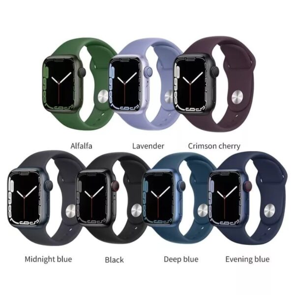 Hoco iWatch WA01 Flexible series classic sports silicone strap(38/40/41mm) misty blue