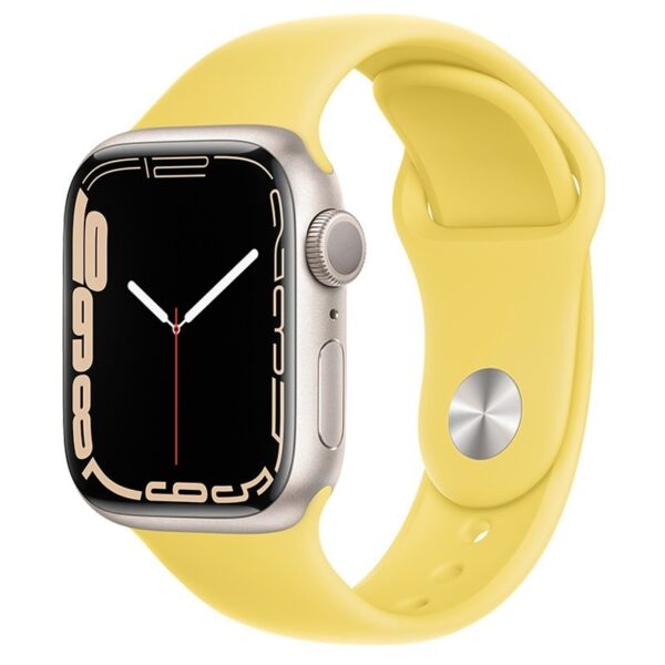 Hoco iWatch WA01 Flexible series classic sports silicone strap(38/40/41mm) light lemon