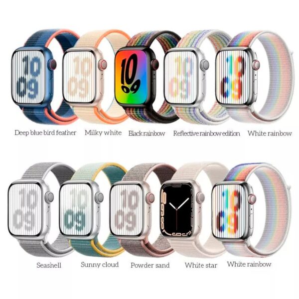 Hoco iWatch WA02 Original series loop-type nylon strap(38/40/41mm) space white