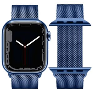 Hoco iWatch WA03 Simple beauty series milanese steel strap(42/44/45/49mm) blue