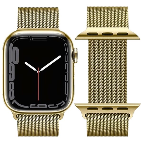 Hoco iWatch WA03 Simple beauty series milanese steel strap(42/44/45/49mm) vintage gold