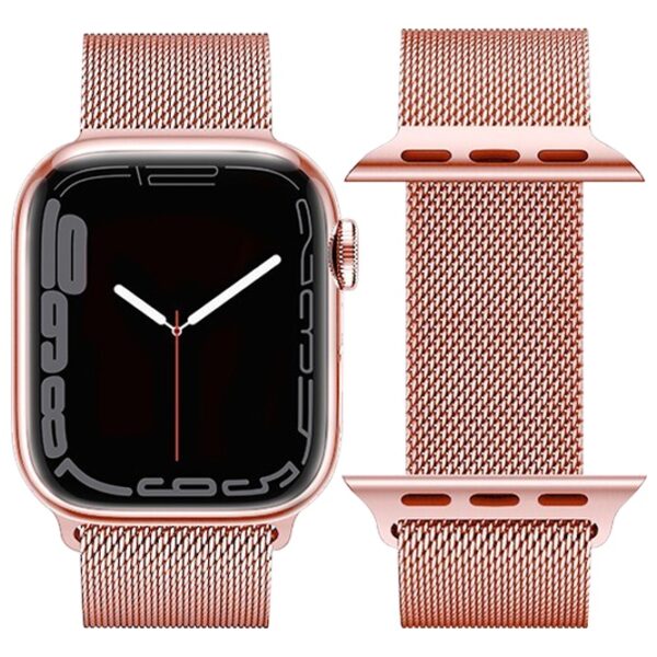 6931474786449 Hoco iWatch WA03 Simple beauty series milanese steel strap(38/40/41mm) rose gold