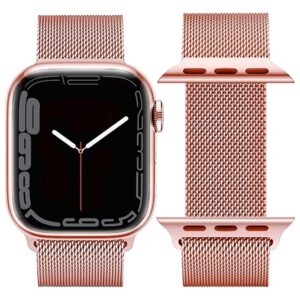 Hoco iWatch WA03 Simple beauty series milanese steel strap(42/44/45/49mm) rose gold