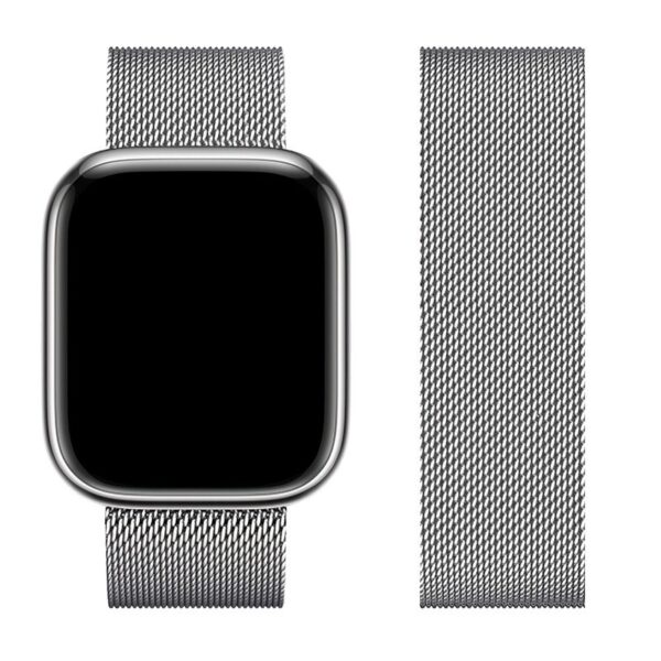 Hoco iWatch WA03 Simple beauty series milanese steel strap(38/40/41mm) black and red