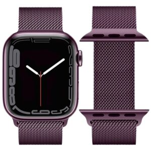 Hoco iWatch WA03 Simple beauty series milanese steel strap(42/44/45/49mm) blackcurrant