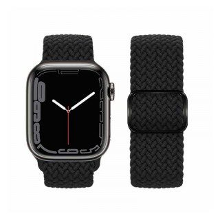 Hoco iWatch WA05 Jane Eyre series sliding buckle ultra-thin nylon strap(42/44/45/49mm) black