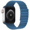 6931474787286 Hoco iWatch WA07 Flexible series magnetic silicone chain strap(38/40/41mm) blue