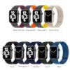 6931474787286-2 Hoco iWatch WA07 Flexible series magnetic silicone chain strap(38/40/41mm) blue
