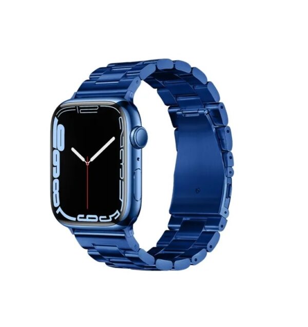 6931474787866-2 Hoco iWatch WA10 Grand series three-bead steel strap(38/40/41mm) silver