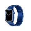 6931474787873-2 Hoco iWatch WA10 Grand series three-bead steel strap(42/44/45/49mm) silver