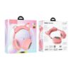 Hoco ESD13 Skill cat ear BT headphones pink