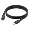 Hoco X90 Cool silicone PD charging data cable for iP black