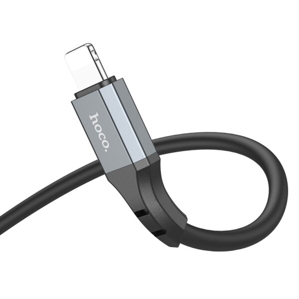 6931474788740-2 Hoco X92 Honest PD silicone charging data cable for iP(L=3M) black