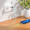 Hoco U112 Shine charging data cable for iP gray