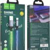 Hoco U112 Shine charging data cable for Type-C gray