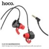 6931474789792-3 Hoco M105 Sharp wire control gaming earphones with microphone black