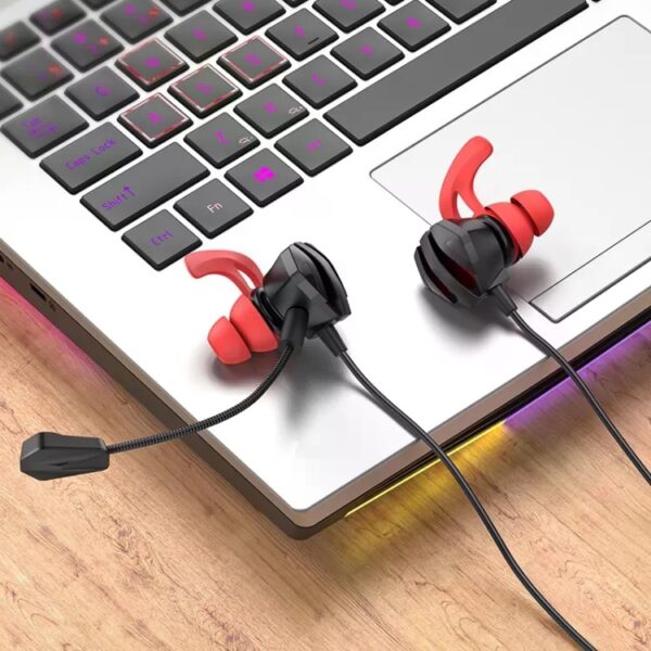 6931474789792 Hoco M105 Sharp wire control gaming earphones with microphone black