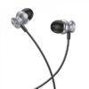 Hoco M106 Fountain metal universal earphones with microphone silver