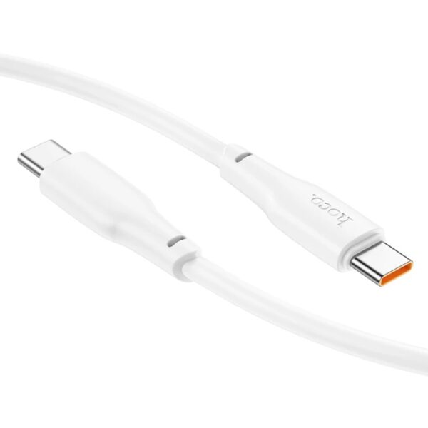 Hoco X93 Force 60W charging data cable Type-C to Type-C(L=1M) white