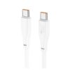 Hoco X93 Force 60W charging data cable Type-C to Type-C(L=2M) white