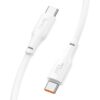Hoco X93 Force 240W fast charging data cable Type-C to Type-C(L=2M) white