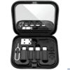 6931474790750-2 Hoco U114 Treasure box storage charging data cable set black