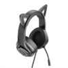 Hoco W107 Cute cat luminous cat ear gaming headphones phantom cat