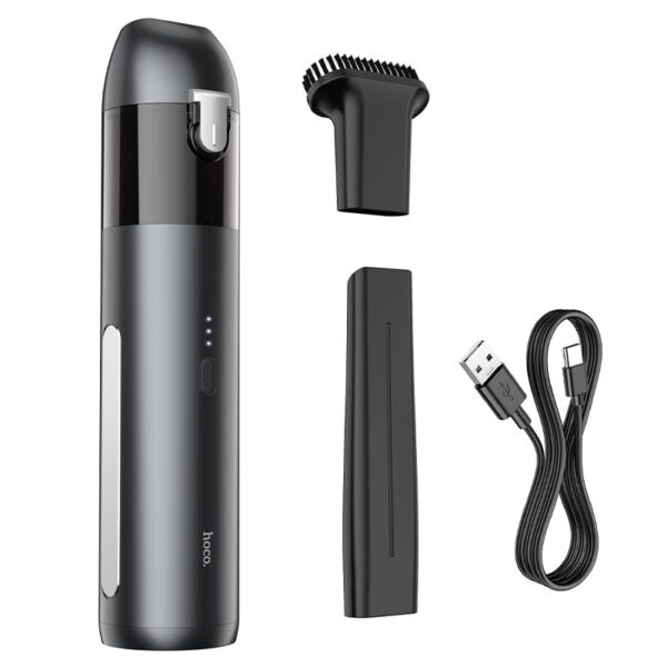 Hoco ZP1 Cool portable car vacuum cleaner black gray